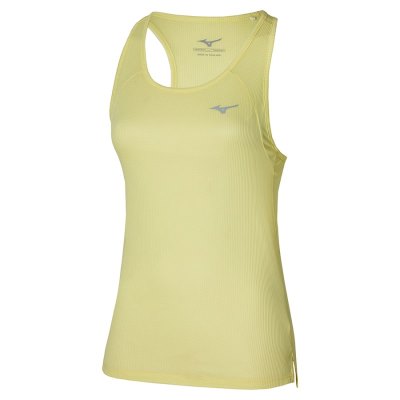 Camiseta sin Manga Mizuno Dryaeroflow Mujer - Verdes Claro Amarillos - Chile M502QZDCEH
